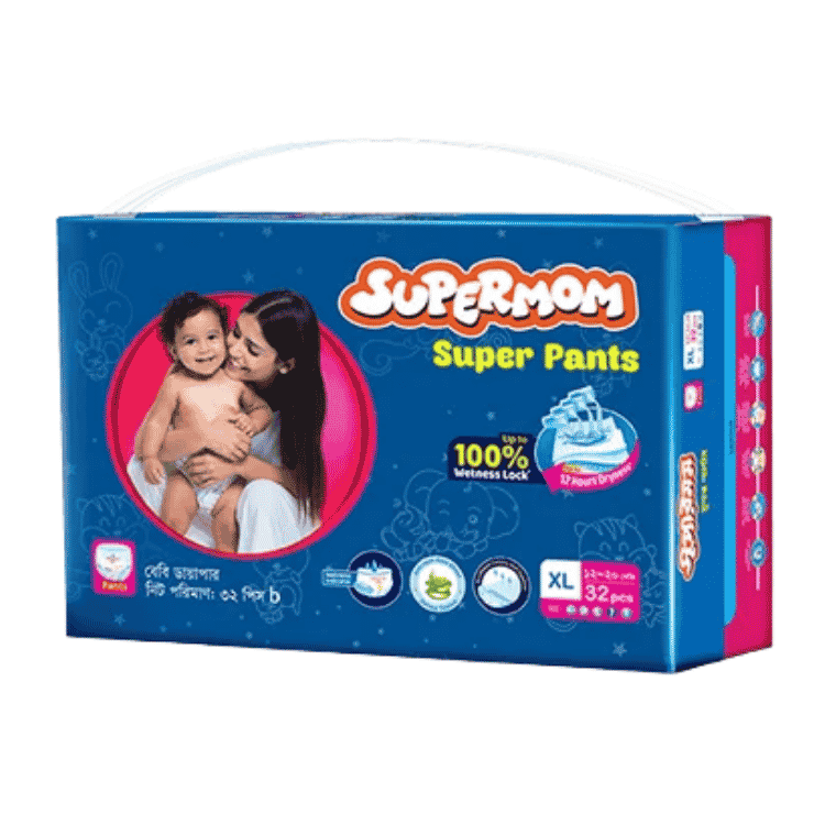 Supermom Super Pants (XL) 4 pcs